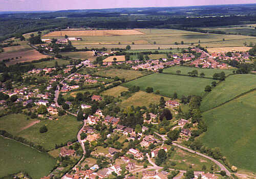 Lacey Green and Loosley Row from the air