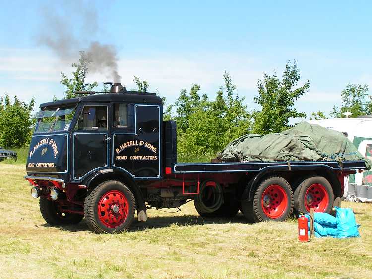 Sentinel steam lorry at Stoke Row Rally