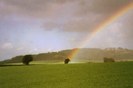 Rainbow and Whiteleaf Cross