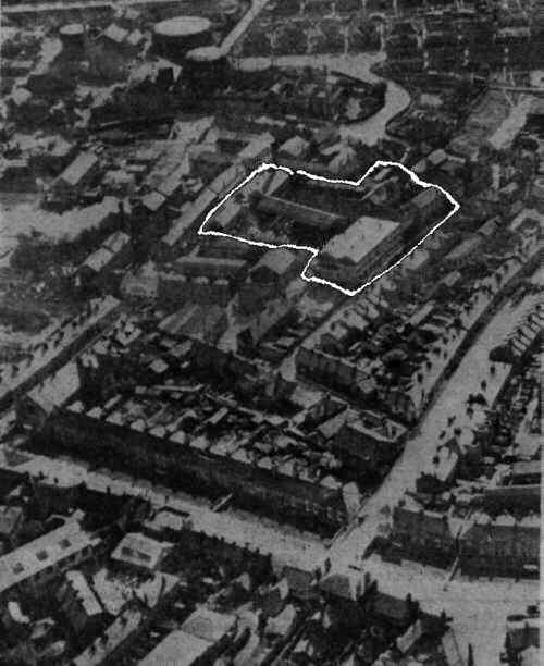 An Aerial view of High Wycombe in the
1950's